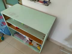 Toy shelves