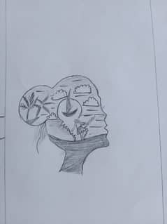pencil sketch "Mindscape"