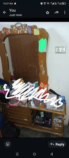 sheesham wood dressing tabl