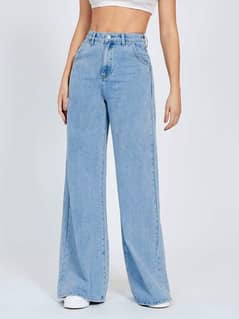 Zara high waisted Wide Leg jeans