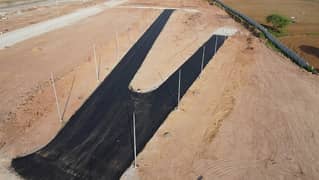 8 MARLA PLOT LOW SURCHARGE PAID FOR SALE IN MARIGOLD DHA VALLEY