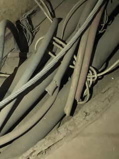 4 core very heavy duty silver wire (generator)