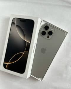 iPhone 16 pro max Natural Titanium