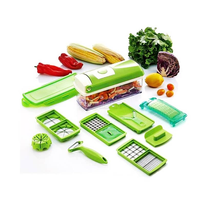 12-in-1 Multifunctional Vegetable Cutter Slicer Dicer with Container 4
