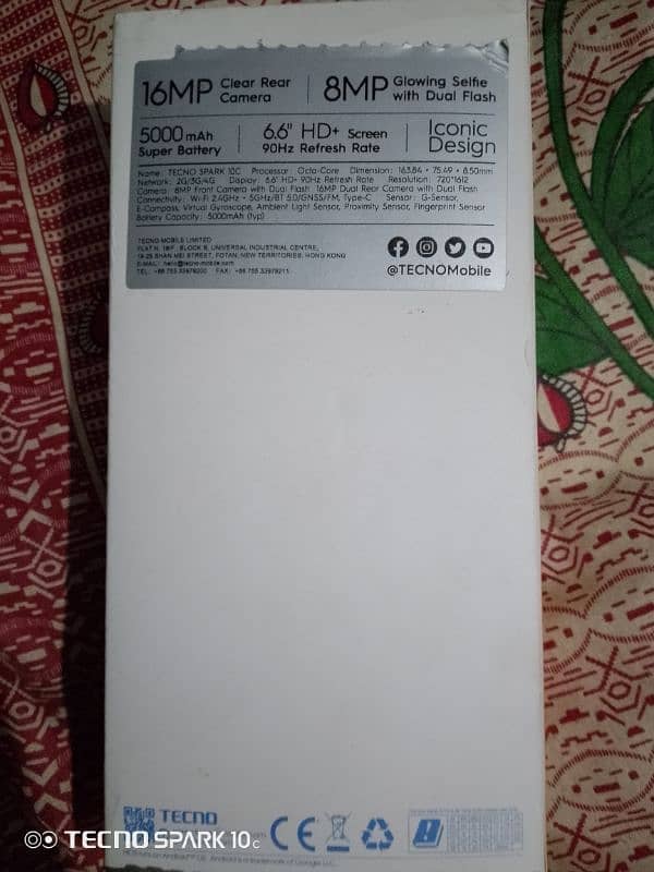 Tecno spark 10c 4/128 5