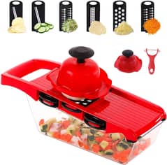 10-in-1 Vegetable Chopper Slicer Cutter Grater with Container