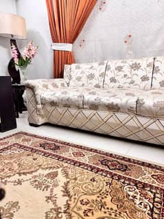 sofa set 6 seater slightly used urgent sale