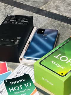 Infinix hot 10 dual sim pta 4gb 64gb