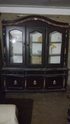 showcase with Deco paint