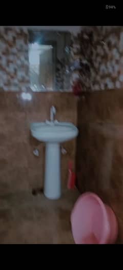 Furnished Bedroom With Attached Washroom and Kitchen