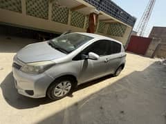 Toyota vitz 2013 silver good condition four pieces minor tuches