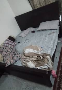 King size bed without mattress