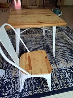 Dining Table | 4 chair | Wooden | Brand new Tolix UK