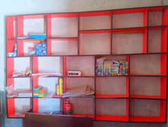 Shops rags and counter