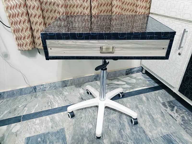 Unique Modren Design Table Multifunctional 4-in-1 Rotating Desk 9