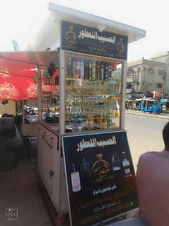 "Perfume Display Stall (Glass Counter) – Excellent Condition"
