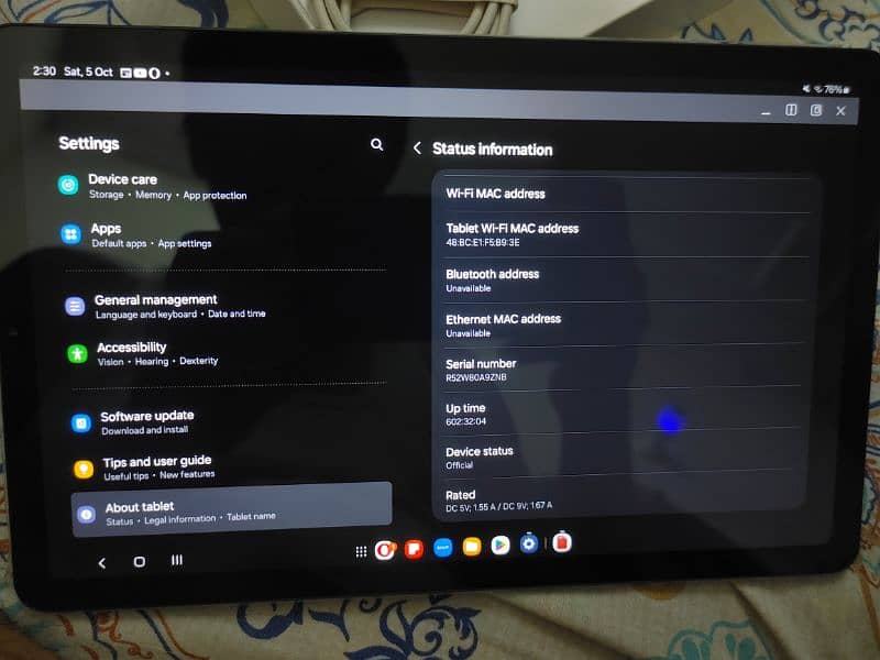 Brand New Samsung Tab S6 Lite 2022 2nd Gen with s pen Stylus 8