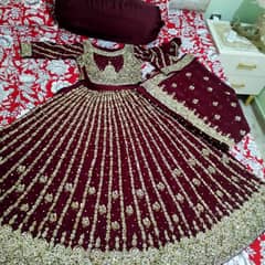Designer Lehenga Choli, Size Small, Worn Only Once.