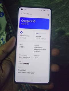 one plus 8 8GB RAM 128 GB memory 0319/3612/581