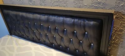 Double bed with mattress for sale.