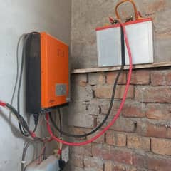 inverter 2.2 kw with 2 cars battrey