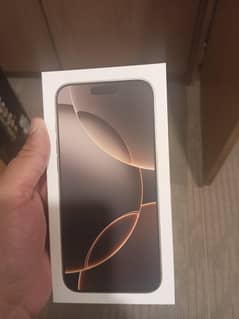 Iphone 16 pro max 256 gb non pta desert titanium box pack.