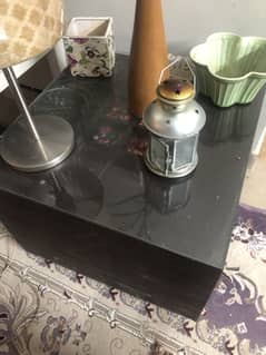 Center table with 2 side tables