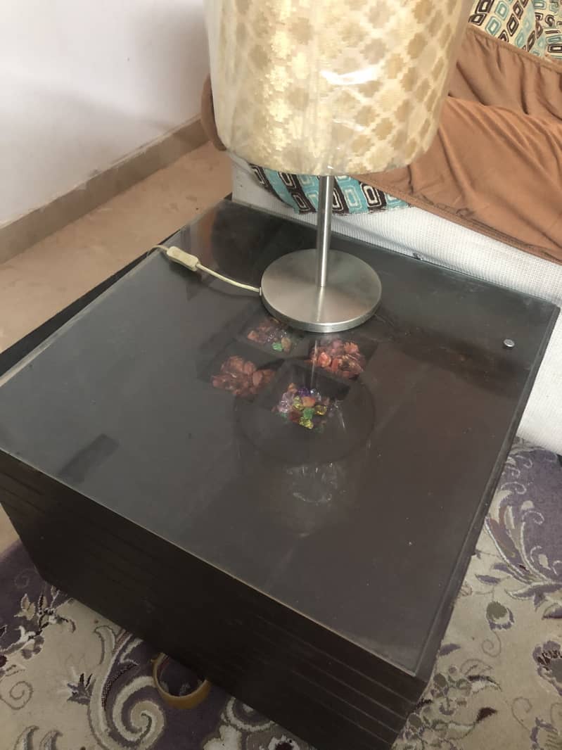 Center table with 2 side tables 2