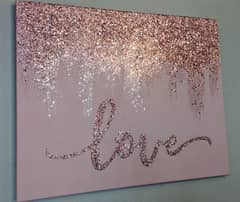 Glitter paintings