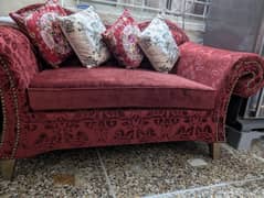 Stylish Red Sofa Couch