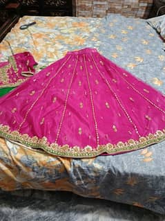 pink lehanga size 11 to 13 years