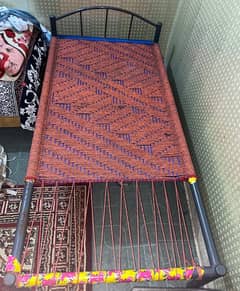 selling 2 steel charpai