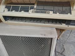 1 Ton AC complete Indoor/Outdoor Pipes cables