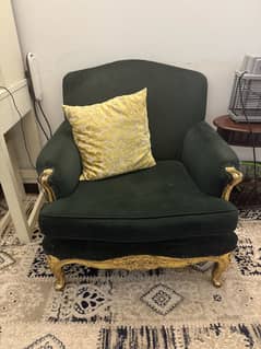 4 wood sofas in different color