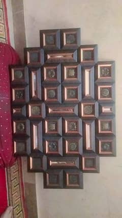 Wall wooden frame