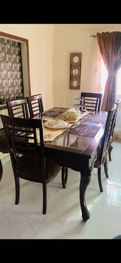 Almost New Dinning table (best wood quality)