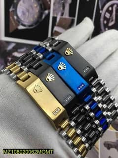 PREMIUM STAINLESS STEEL BRACELTES 4 BRACELTES BLACK,BLUE,SILVER,GOLD