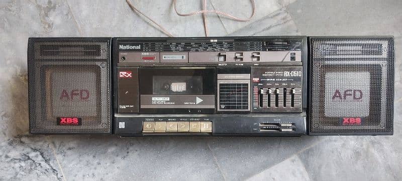 National X51 Cassette player+ Radio 4 bands + line in player 0