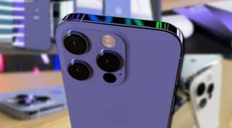 Iphone 14 pro max Purple 10/10 condition FU LL Model 4 month sim time