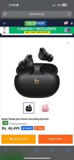 BEATS STUDIO PLUS ANC USED 10/10 with Box