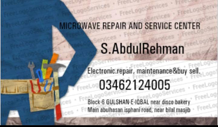 MICROWAVE AND CHIMNEY REPAIR  SERVICE CENTER 1
