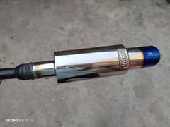 HKS Muffler Exhaust with bend pipe for all 70cc bike