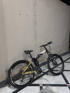 Land rover foldable mountain bicycle