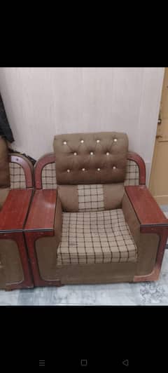 comfiest sofa with wooden sides
