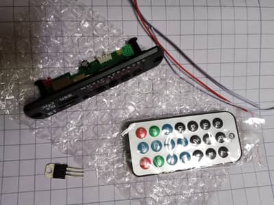 FM kit with remote and car blue tooth connecter