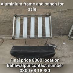 Bolan aluminium tokri and banch