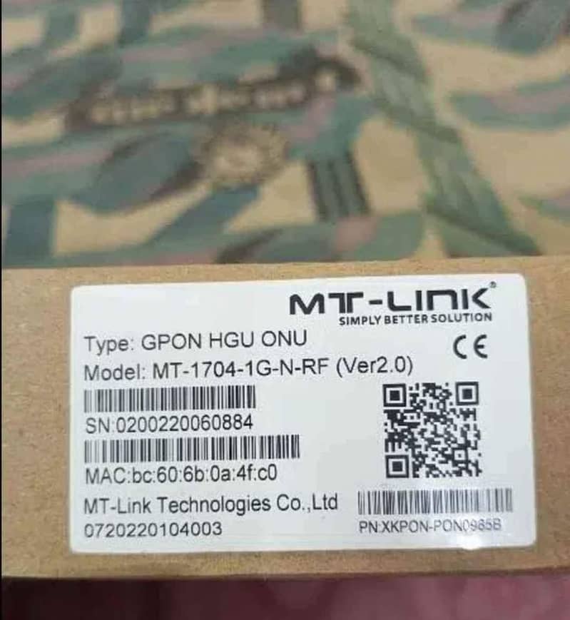 MT-Link router Wireless XPON GPON EPON ONU 1GE+1FE with CATV ports Mod 4