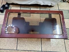 Old Center Table with Glass