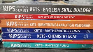 KIPS ECAT & FUNG ENTRY TEST SERIES 4TH EDITION WHOLE SET IN 1700 PKR