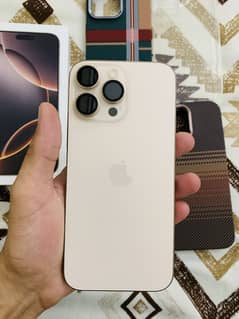 16 pro max 256 Gb Desert Titanium Colour LLA model